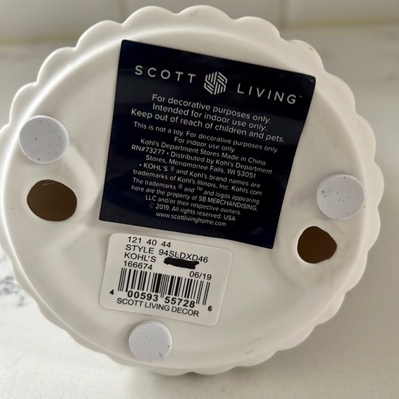 Scott Living Bisque Christmas Tree Table Decor - Picture 5 of 10